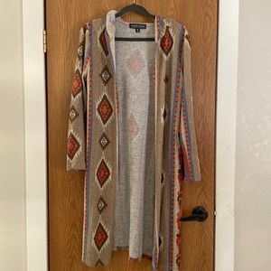 Y2k HOODIE WESTERN CARDIGAN